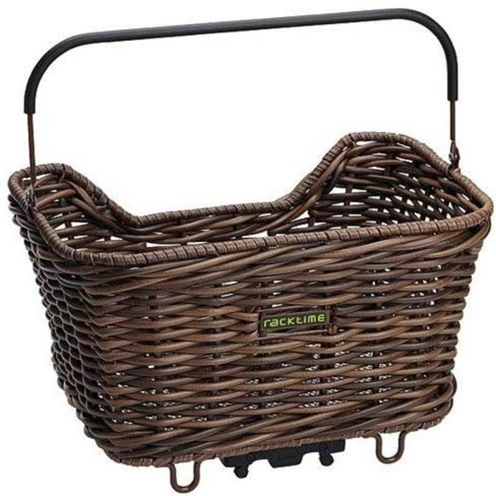 Mand Racktime Baskit Willow - Rattan Look Bruin - Achterop - 20 Liter Mand Racktime Baskit Willow - Rattan Look Bruin - Achterop - 20 Liter